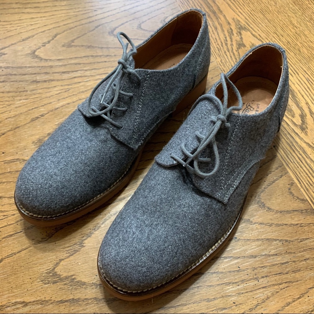 Grey flannel oxfords, Bass, women’s 9